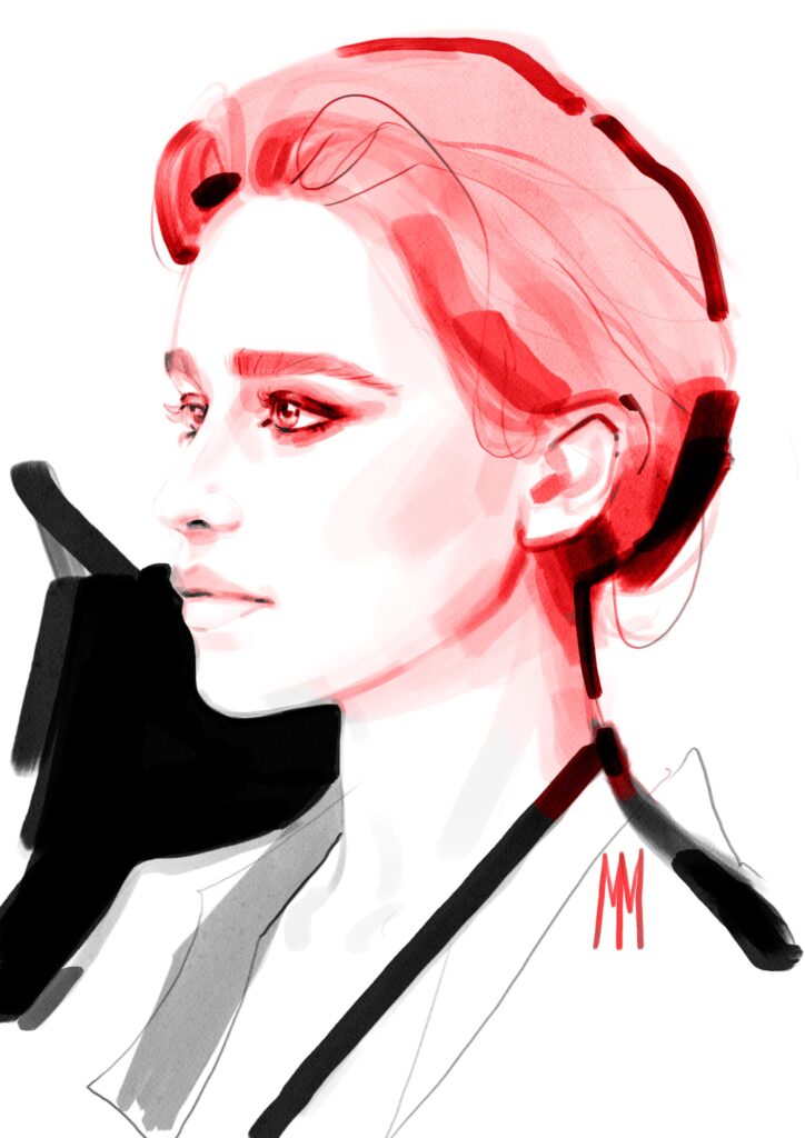 Portret Emilia Clarke